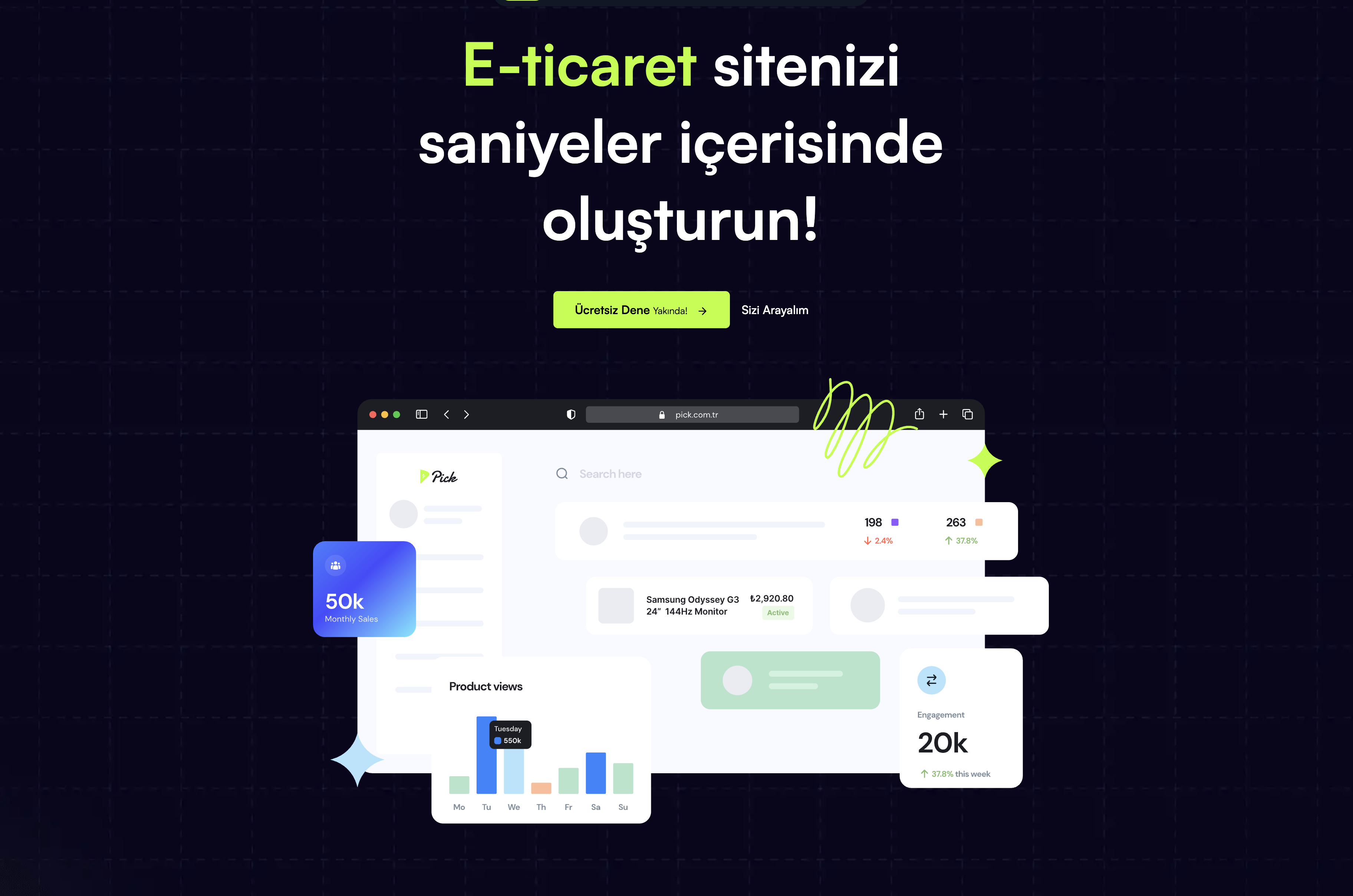 Pick E-Ticaret Platformu